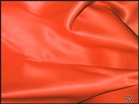 108"X132" Oval Matte Satin/Lamour Table Cloths - Orange
