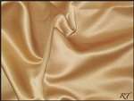 90" Round Matte Satin/Lamour Table Cloths - Victorian Gold