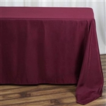 Econoline Burgundy Tablecloth 90x132"