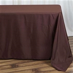 Econoline Chocolate Tablecloth 90x132"