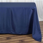Econoline Navy Blue Tablecloth 90x132"