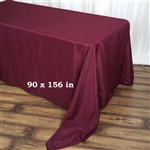 Econoline Burgundy Tablecloth 90x156"