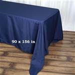 Econoline Navy Blue Tablecloth 90x156"