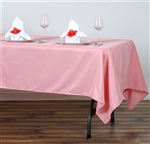 Rose Quartz Eggplant Tablecloth 72x120"