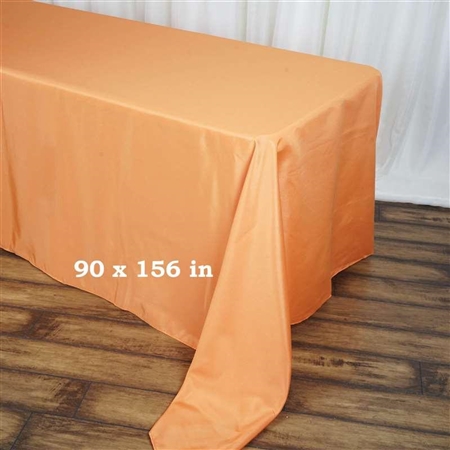 Econoline Orange Tablecloth 90x156"
