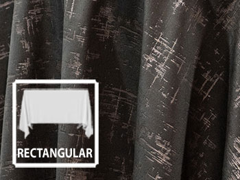 90" x 132" Premium Etched Velvet Rectangular Tablecloth