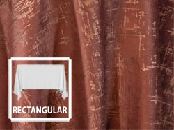 90" x 156" Premium Etched Velvet Rectangular Tablecloth