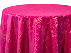 120" Premium Etched Velvet Round Tablecloth