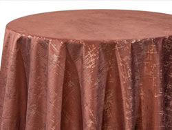 132" Premium Etched Velvet Round Tablecloth