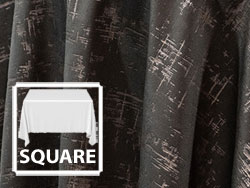 72" x 72" Premium Etched Velvet Square Tablecloth