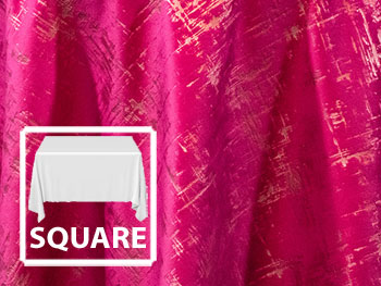 84" x 84" Premium Etched Velvet Square Tablecloth