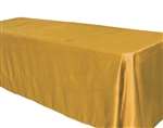 Gold 60x102" Satin Rectangle Tablecloth