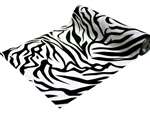 Zebra Stripes Fabric Bolt 54" x 10Yards - Black / White