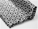 Patterned Zen Art Satin Fabric Bolts - 54" x 10Yard Black-White