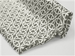 Patterned Zen Art Satin Fabric Bolts - 54" x 10Yard Silver-White