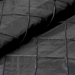 54" x 10" Black Yards Pintuck Fabric Bolt Wedding Drape Panel Dress Stage Décor