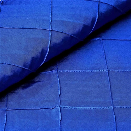 54" x 10" Royal Blue Yards Pintuck Fabric Bolt Wedding Drape Panel Dress Stage Décor