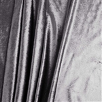 65" x 5 Yards Velvet Fabric Bolt Roll - Charcoal Grey