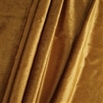 65" x 5 Yards Velvet Fabric Bolt Roll - Gold