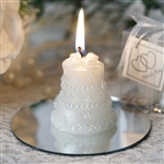 My Happiest Moment! Special Cake Candle Favor - White