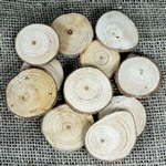 Rustic Wooden Chips Table Scatter Decoration Crafts - 25PCS