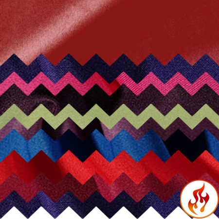 Flame Retardant Polyester Swatch Card