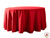 Rental Flame Retardant 132" Round Polyester Tablecloth