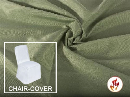 Rental Flame Retardant (Banquet) Polyester Chair Cover