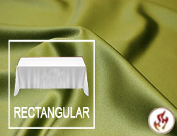 Rental Fire Retardant 108"X156" Satin Lamour Rectangular Tablecloth