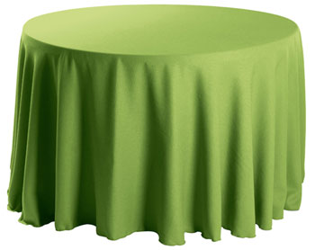 Premium Faux Burlap 102” Round Tablecloth