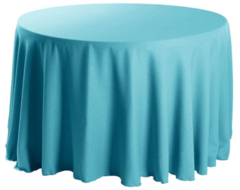Premium Faux Burlap 58” Round Tablecloth