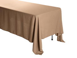 Premium Faux Burlap 58”x120” Rectangular Tablecloth