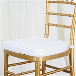 Tables and Seating Chiavari Chair Cushion - White 1.75" Thick