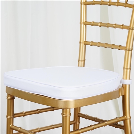 Tables and Seating Chiavari Chair Cushion - White 1.75" Thick