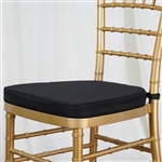 Tables and Seating Chiavari Chair Cushion - Black 1.75" Thick