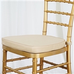 Tables and Seating Chiavari Chair Cushion - Champagne 1.75" Thick