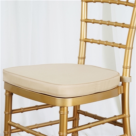 Tables and Seating Chiavari Chair Cushion - Champagne 1.75" Thick