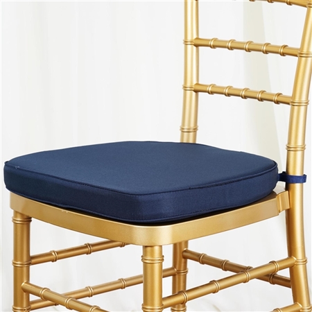 Tables and Seating Chiavari Chair Cushion - Navy Blue 1.75" Thick