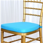 Tables and Seating Chiavari Chair Cushion - Turquoise 1.75" Thick