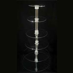 6 Tier Acrylic CupCake Stand (Extra Large)