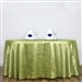Apple Green 117" Crinkle Taffeta Round Tablecloth
