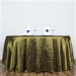 Willow 117" Crinkle Taffeta Round Tablecloth
