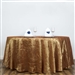 Gold 117" Crinkle Taffeta Round Tablecloth