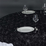 72"x72" Grandiose Rosette Table Overlays - Black