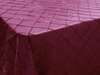 Burgundy Pintuck Tablecloth 90x156"