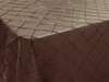 Chocolate Pintuck Tablecloth 90x156"