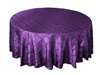132" Round Tablecloth Pintuck - Purple