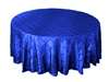 132" Round Tablecloth Pintuck - Royal Blue
