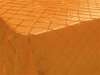 Orange Pintuck Tablecloth 90x156"