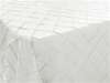 White Pintuck Tablecloth 90x156"
